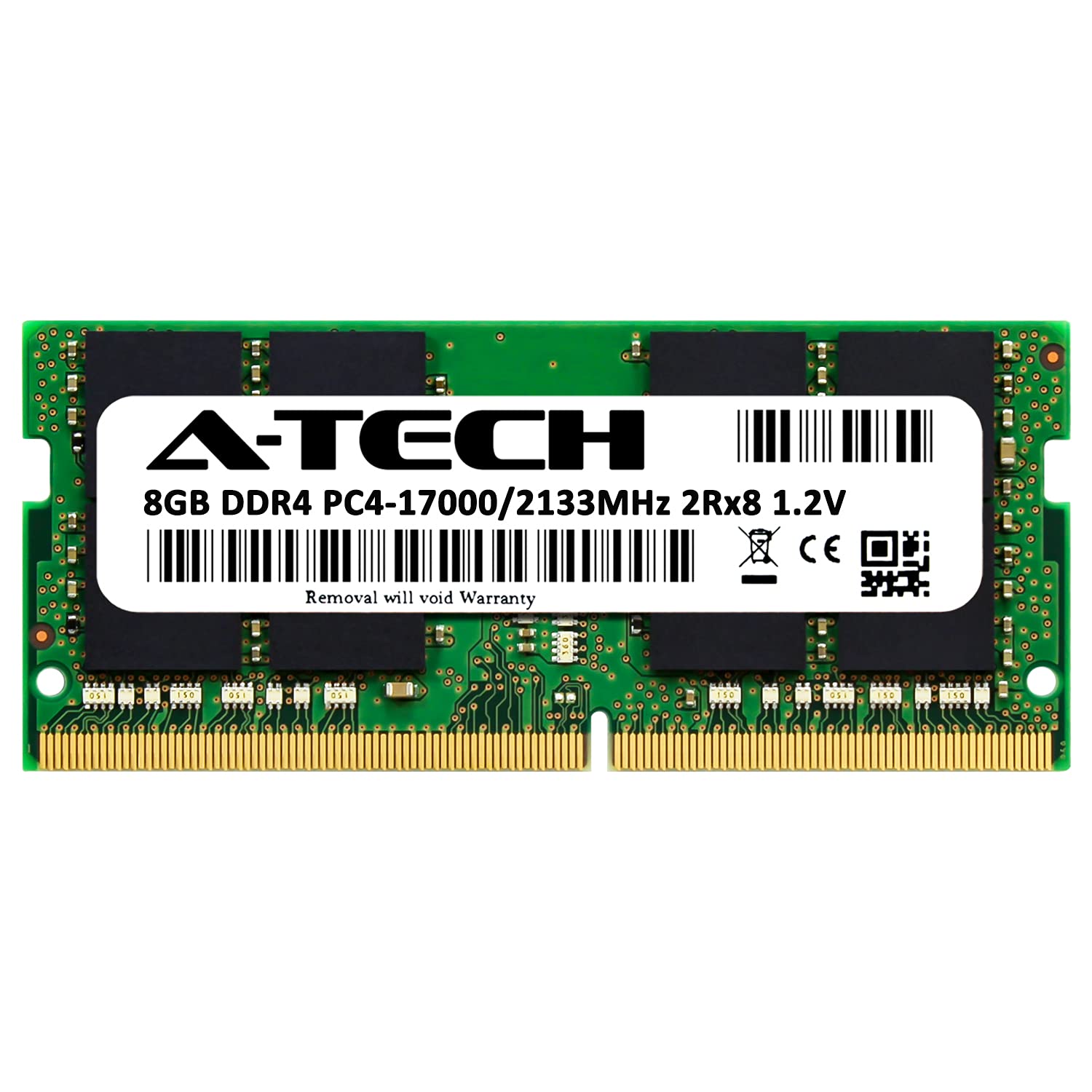 A-Tech 8GB DDR4 2133MHz SODIMM PC4-17000 2Rx8 Dual Rank 260-Pin